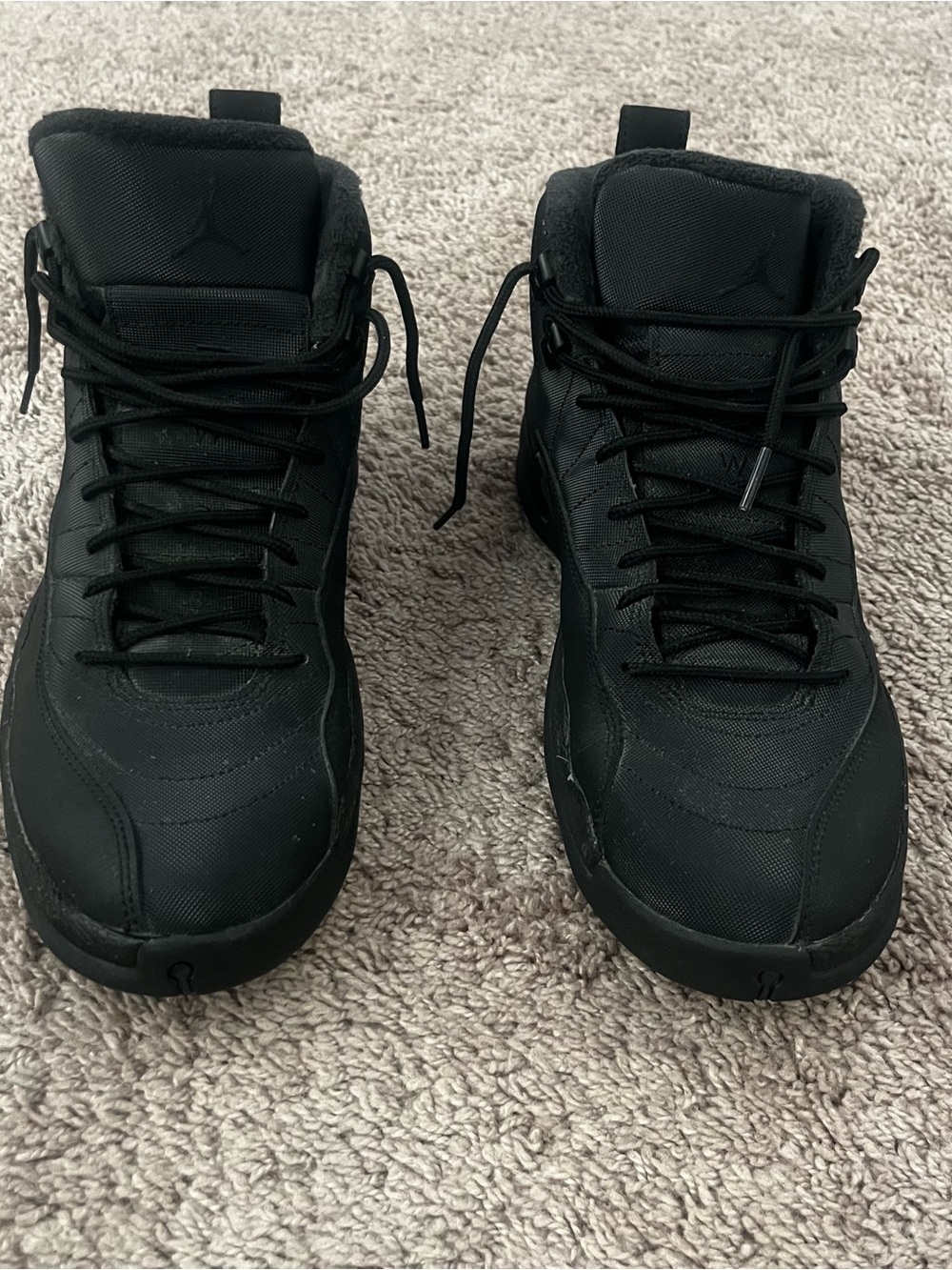 Jordan 12 Retro Winter Black Jumpman 23